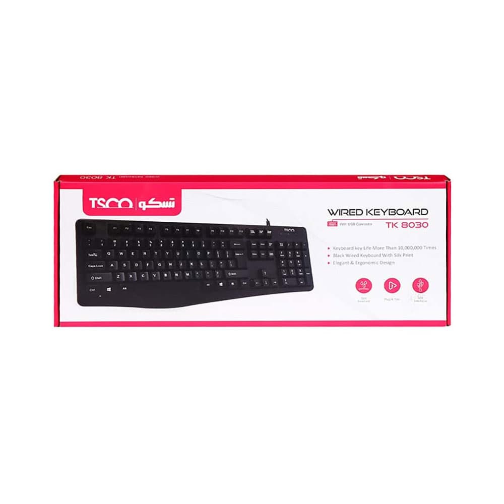کیبورد سیمی تسکو مدل TK-8030