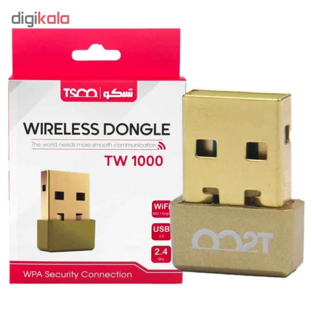 کارت شبکه USB تسکو مدل TW 1000 - تصویر 2