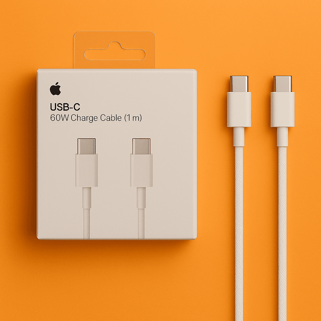 کابل اصلی APPLE 60W USB-C مدل MQKJ3ZM/A – اورجینال